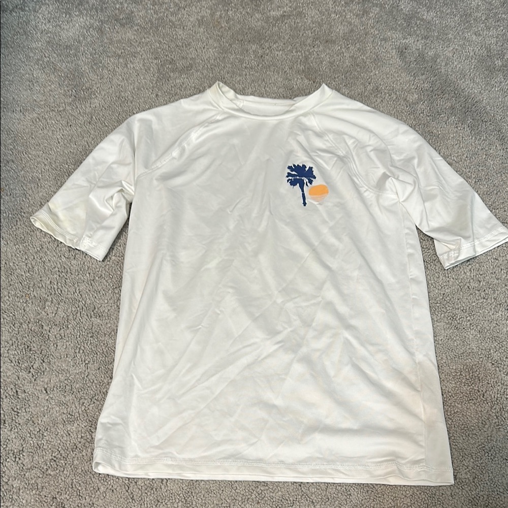 Art Class White Rashguard Swim Top